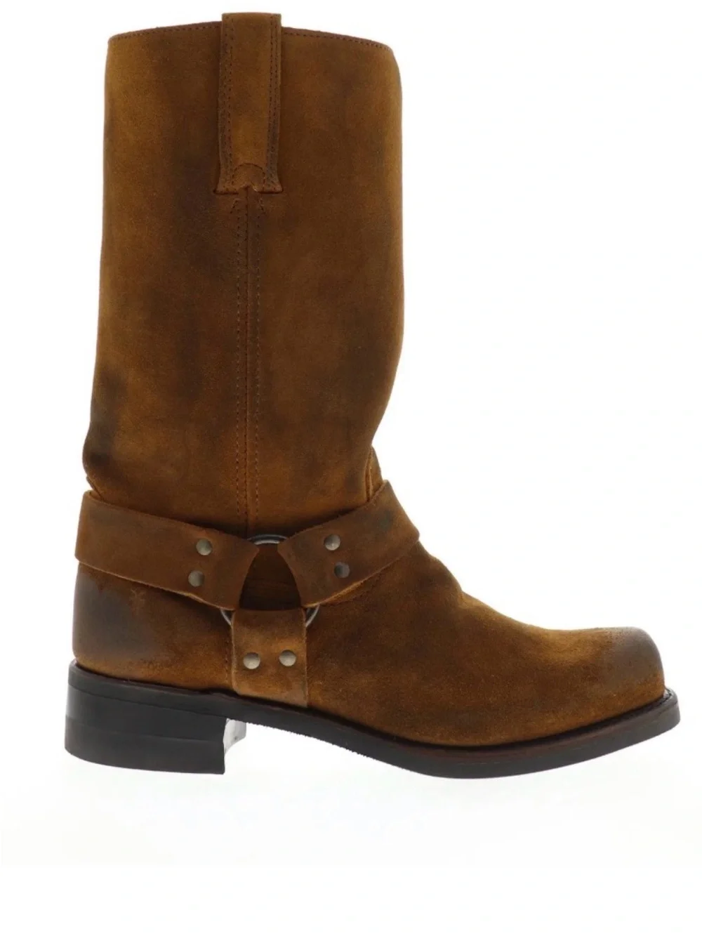 Frye new Men's leather distressed Suede Harness Boot